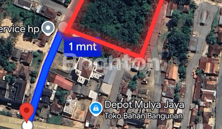 TANAH PAGAR KELILING BATU BATA TINGGI 3 m DI JALAN LIMAS AIR BATU - TALANG KELAPA - PALEMBANG - BANYUASIN 1