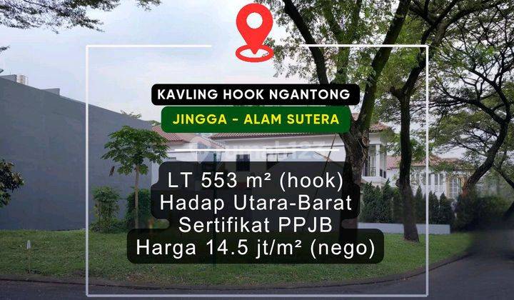 Kavling Hook 553m² Sutera Sitara Alam Sutera 1