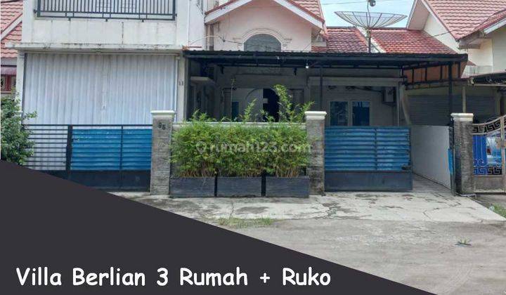 Investasi Menguntungkan Rumah 3 Kamar Plus Ruko 2 Lantai Tipe 185 Harga 1m di Komplek Lumin 1