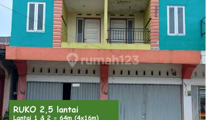 Ruko Dijual 2 Lantai Jalur Padang Bukittinggi di Jalan Utama Lubuk Alung 1,1 M 1