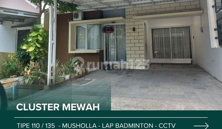 Rumah Dijual Dekat Kantor Gubernur n Kapolda Cluster Mewah 3 Kamar Tipe 110 di Jati Padang Timur