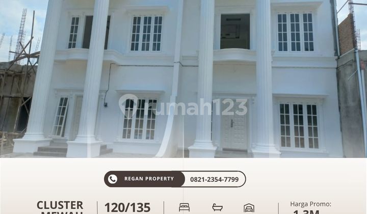 Rumah Cluster di Bypass Padang Mewah 3 Kamar 2 Lantai Tipe 120 Dekat Kantor Pemerintahan 1