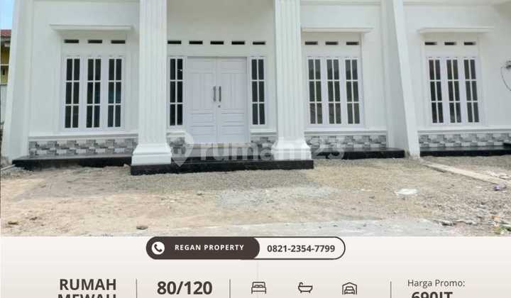 For Sale 80 Type Ready-to-Live House Promo 690m 3 Bedrooms Near City Government Mayor's Office Bypass