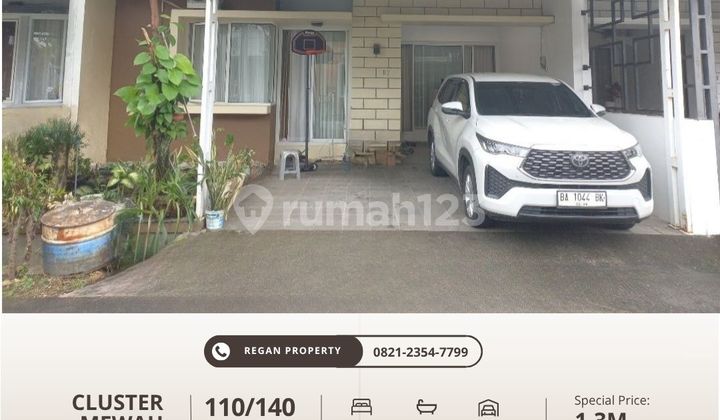 Rumah Dijual Lokasi Strategis Pusat Kota 3 Kamar Cluster Mewah Tipe 110 di Jati Padang Timur