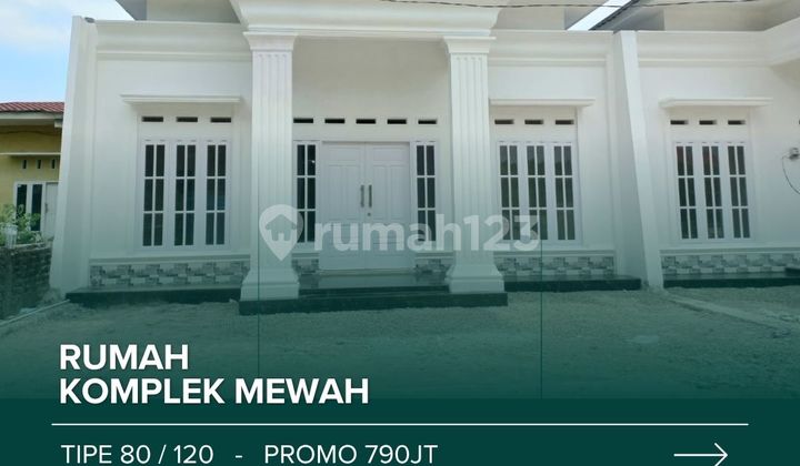 Dijual Rumah Siap Huni 3 Kamar di Komplek Mewah Tipe 80 Dekat Rumah Sakit Siti Rahmah Air Pacah
