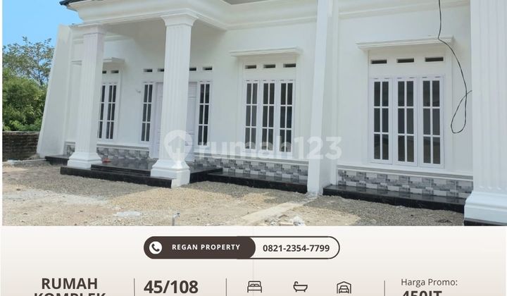 For Sale Modern 2-Bedroom Type 45 House Promo 450 Million in Complex Opposite Tvri Bypass Air Pacah