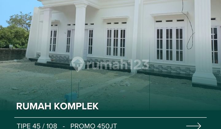 House or Housing in Bypass Air Pacah, 2 Bedrooms Type 45, Land 108m², 450 million, inside a Complex.