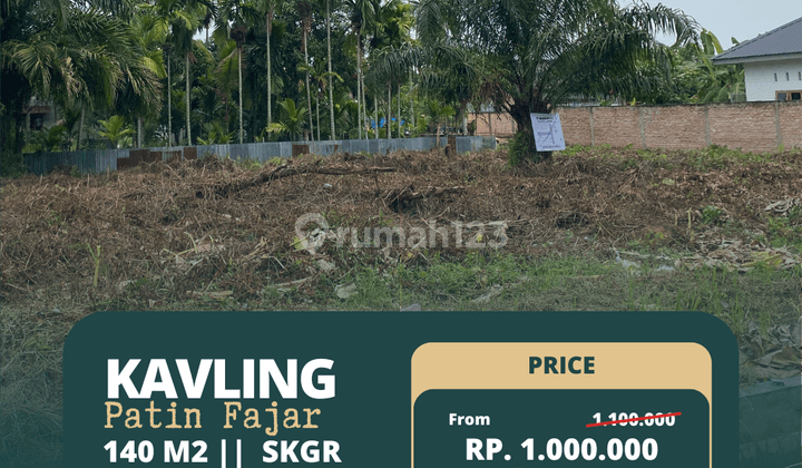 Tanah Kapling Fajar, Ramai Pemukiman Dekat Kantor Camat Payung Sekaki. 1