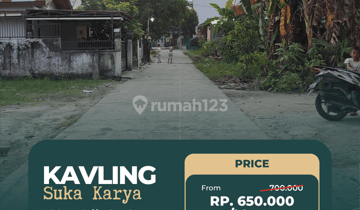 Tanah Kavling Jl Suka Karya Panam, Lahan Datar Siap Bangun 1
