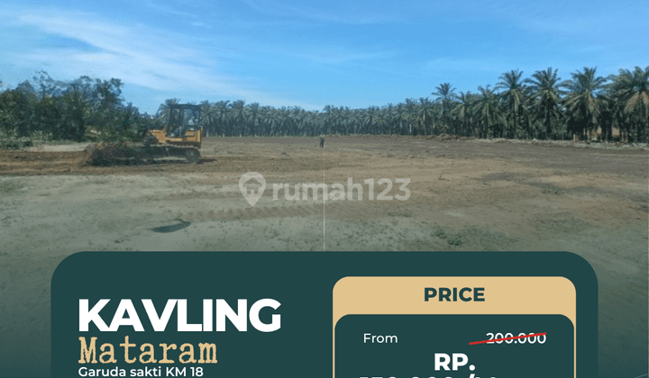 Tanah Murah Mataram View, Lahan Matang, 6 Menit Ke Smp 9 Tapung. 1