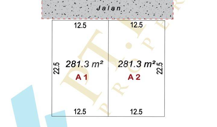 Tanah Kavling Air Dingin, Belakang Kampus Uir 1