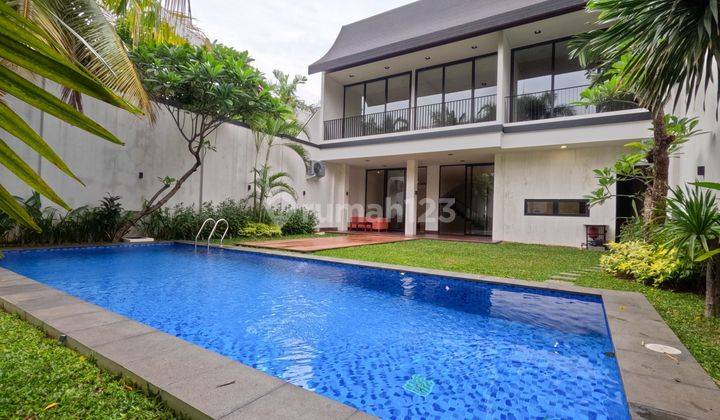 Rumah Modern Tropical Di Kemang Jakarta Selatan Lokasi Strategis 1