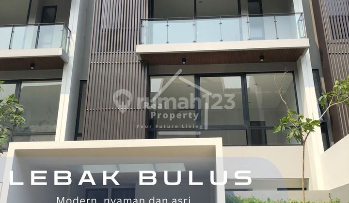 Rumah Modern Bagus 3 Lantai diLebak Bulus Jakarta Selatan 