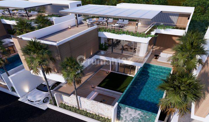 Elegant tropical modern architectural design villa in Nusa Dua Bali 1