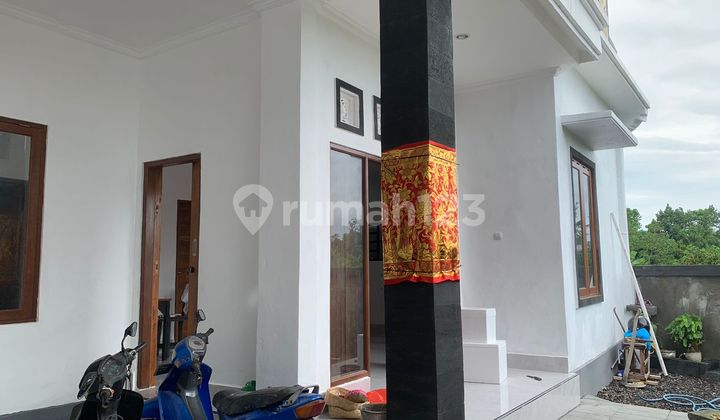 For Rent New House Ready to Occupy with Rice Field View in Penatih Near Mall