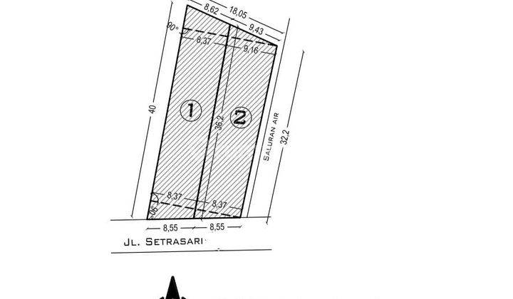 Dijual Tanah kavling rendeng  di area Setrasari - sukajadi  1