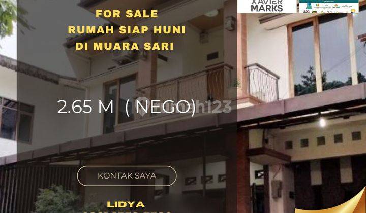 Rumah full furnished siap huni di MUARA SARI  1