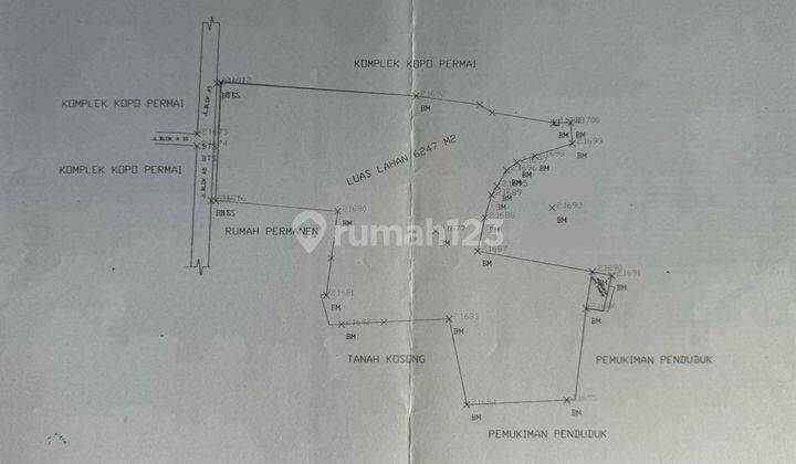 Tanah matang dan padat siap bangun di Kopo permai 1