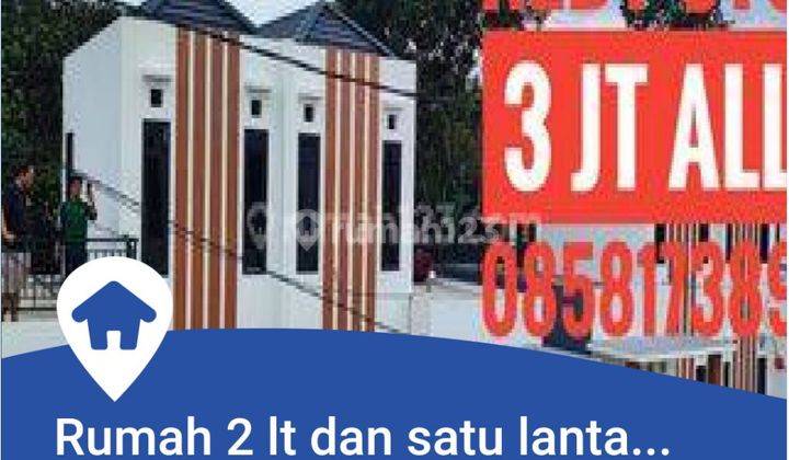 Rumah 2 lt harga satu lantai dekat pamulang tangerang selatan BSD jakarta depok 1