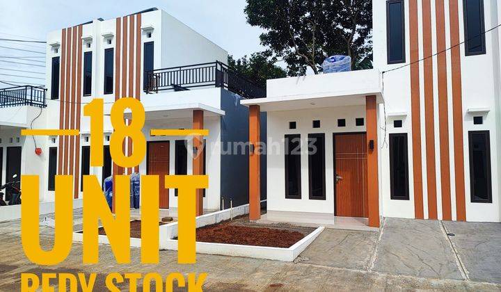 Rumah di jual sekitar pamulang tangerang selatan BSD jakarta depok bebas dp model 2 lt 1