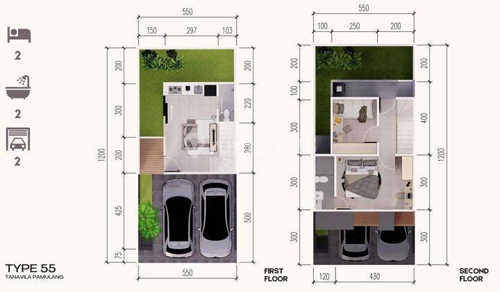 Rumah Murah Mewah Di Kawasan Bumi Serpong Damai Dp Bebas 2