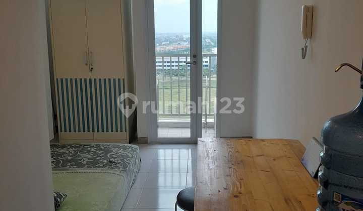 DISEWAKAN CEPAT & MURAH BULANAN / TAHUNAN APARTEMEN TOKYO RIVERSIDE PIK 2 STUDIO SEMI FURNISH TOWER F LANTAI SEDANG VIEW KOTA 2