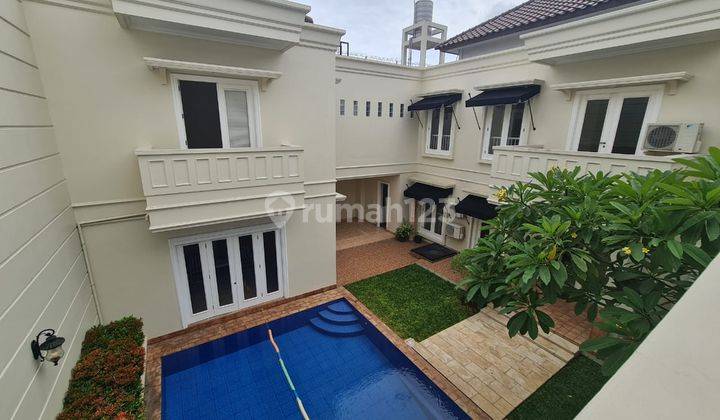 Rumah Dgn Kolam Renang Cantik 2lantai Semi Furnished Pondok Indah 1