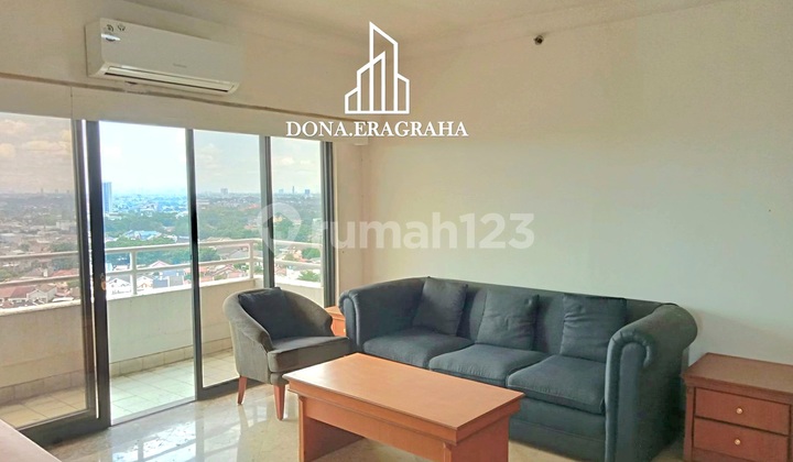 Apartemen Bona Vista 3 BR High Floor Dekat Sekolah Sis dan MRT 2
