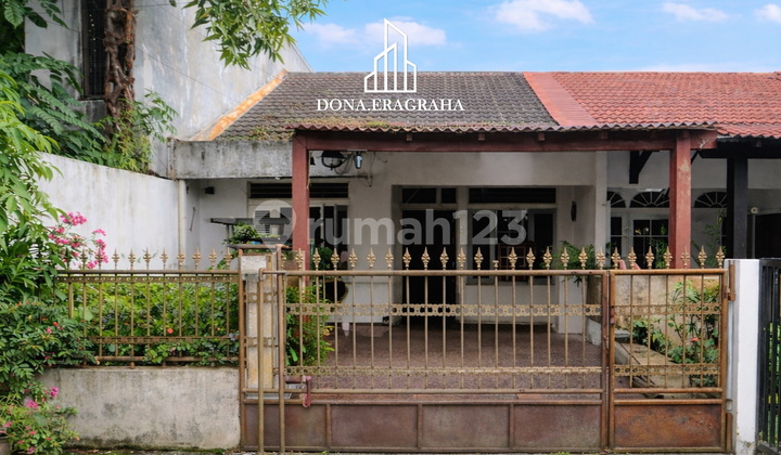 Termurah Rumah Lama Hitung Tanah Jalan Lebar di Bona Lebak Bulus