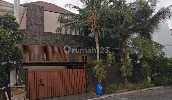 Jual Rumah Villa Permata Gading, dgn design arsitektur balinesse tropical 1