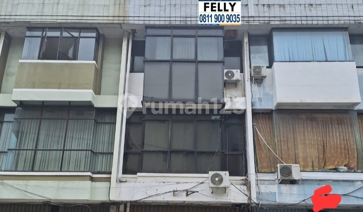 Jual Cepat Ruko 4 Lantai,.Lokasi Strategis, Area Bisnis