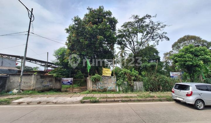 Tanah Pinggir Jalan Kemang, Parung SHM Masih Nego Lebar Muka 40 meter