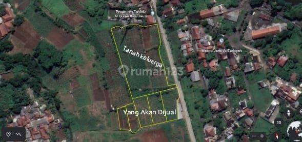 Harga Per Meter Tanah di Jl. Raya Dramaga Bogor Lebar +-20m Nego SHM. Ramai dan Berkembang 1