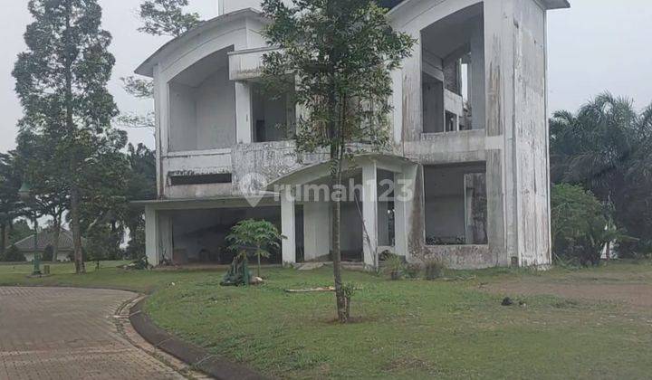 Tanah Dengan Bangunan 80% di Rancamaya Golf Estate Harga Nego SHGB 1