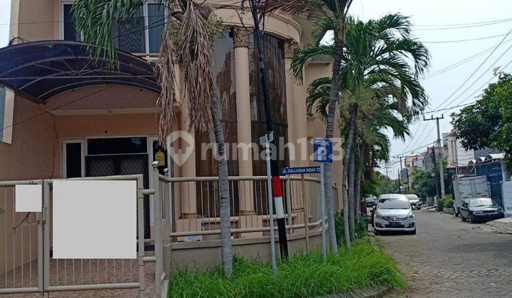 Rumah Villa Kalijudan Indah Lahan Ngantong di Surabaya Pusat Kota  2