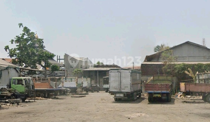 Tanah Area Berbek Industri Uruk Keras Ex Garasi Truk Tronton