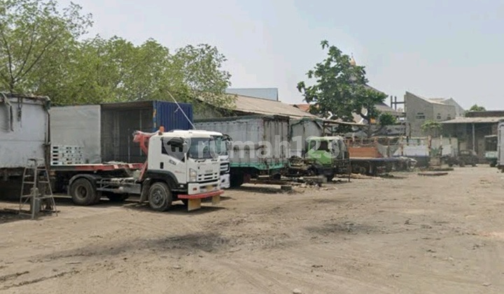 Tanah Area Berbek Industri Uruk Keras Ex Garasi Truk Tronton