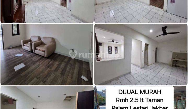 di Jual Rumah taman palem lestari siap huni 2,5lantai 2