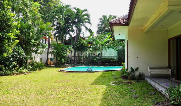 FOR Rent/Sale Rumah Siap Huni dalam Compound (Spacious Garden) di  Ampera Kemang, Jaksel 1