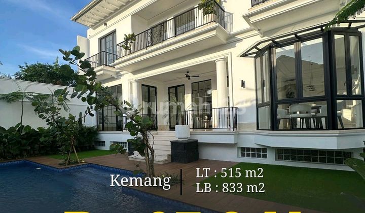 For Sale Brand New House Modern American Classic Style, Exclusive Area Kemang Dalam, Jaksel