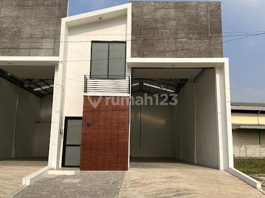 Gudang Plus Kantor Siap Pakai Dinding Bata Merah Di Narogong  2