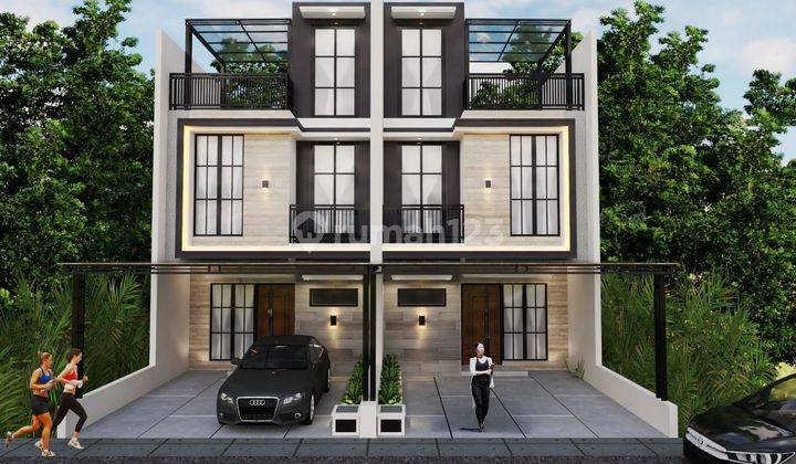 Rumah Cluster Konsep Classic Modern Termurah Di Jakarta Timur  1