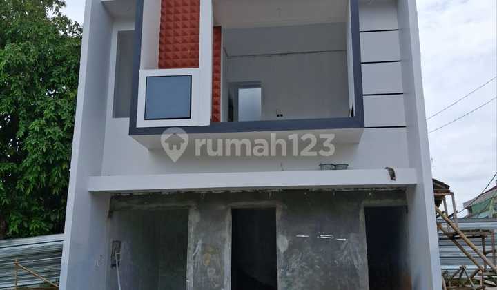 Rumah Scandinavian 2 Lantai Sstrategis Di Setu Cipayung