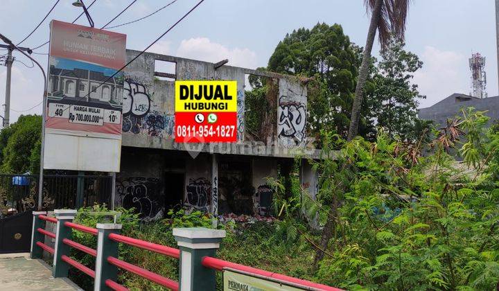 Tanah Bagus Bonus Bangunan Rusak Di Jalan Raya Citayam Depok 1