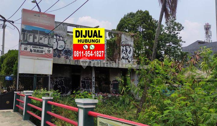 Tanah Bagus Bonus Bangunan Rusak Di Jalan Raya Citayam Depok 2