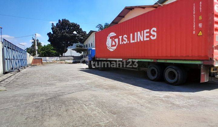 Gudang Seluas 10 Ribu M2 Dgn Parkir Luas Dekat Tol 2