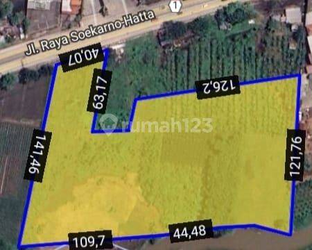 Tanah Luas Strategis di Jalan Soekarno Hatta Weleri 2