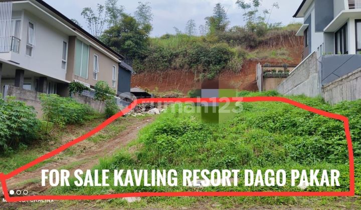 Tanah tipe naik seluas 466m² HGB di Dago Pakar