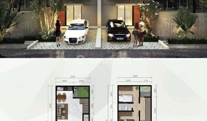 Rumah Baru one Gate Cluster 2 Lantai di Kopo Harmonis Bandung 1