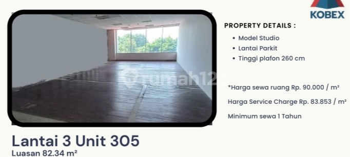 For Rent Office Space in Ancol, North Jakarta
